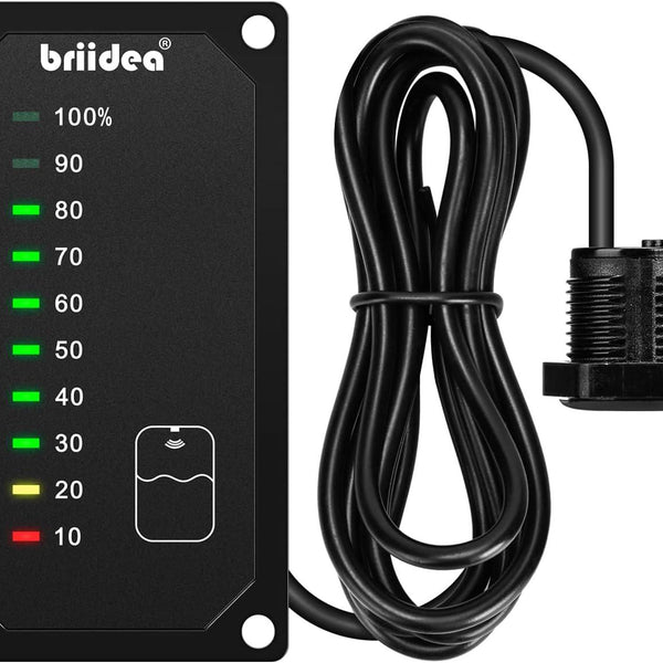 [New Generation] RV Thermostat, Briidea RV LCD Screen Digital Thermostat (Cool Only/Furnace), Replace for Dometic 3106995.032, 12V DC, Black