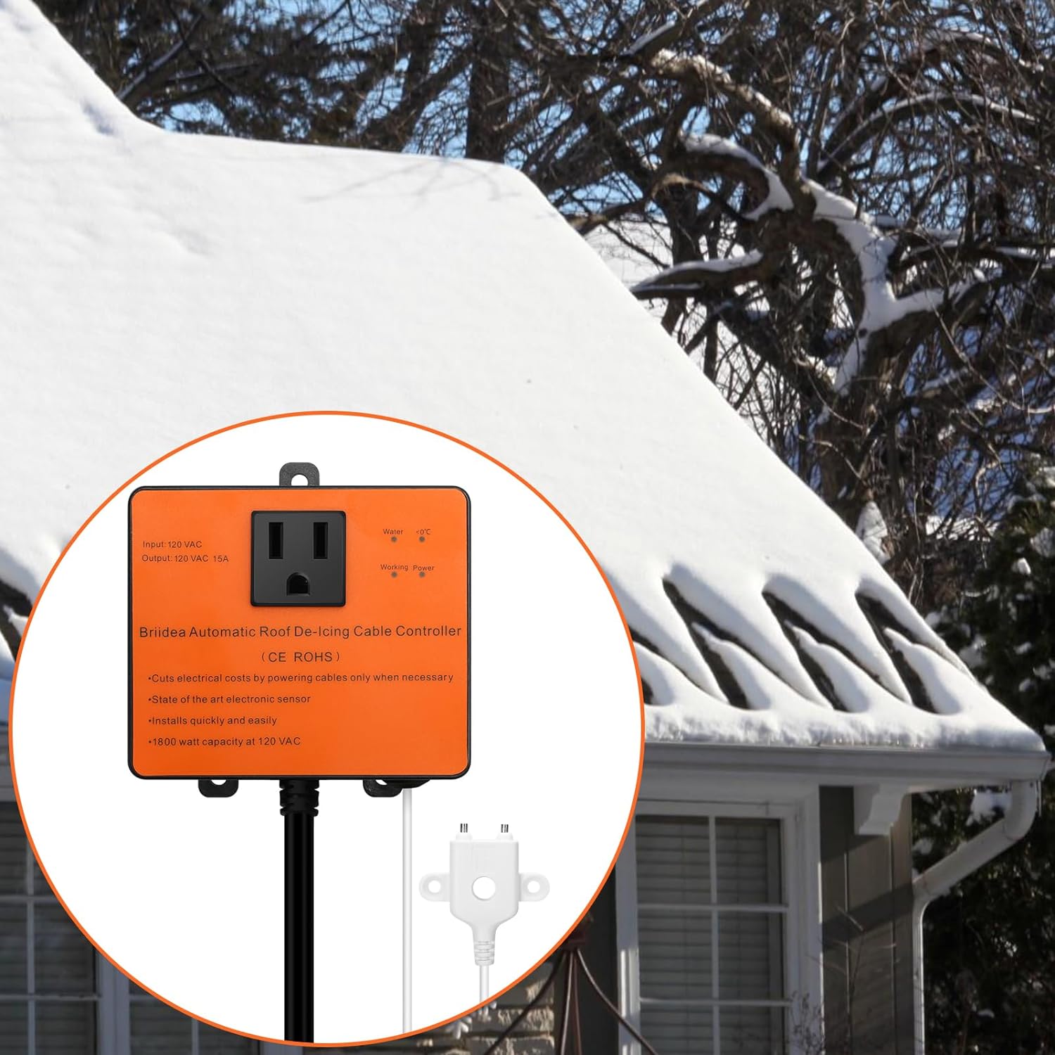 Briidea Automatic Roof De-Icing Heat Cable Control with Large Capacity